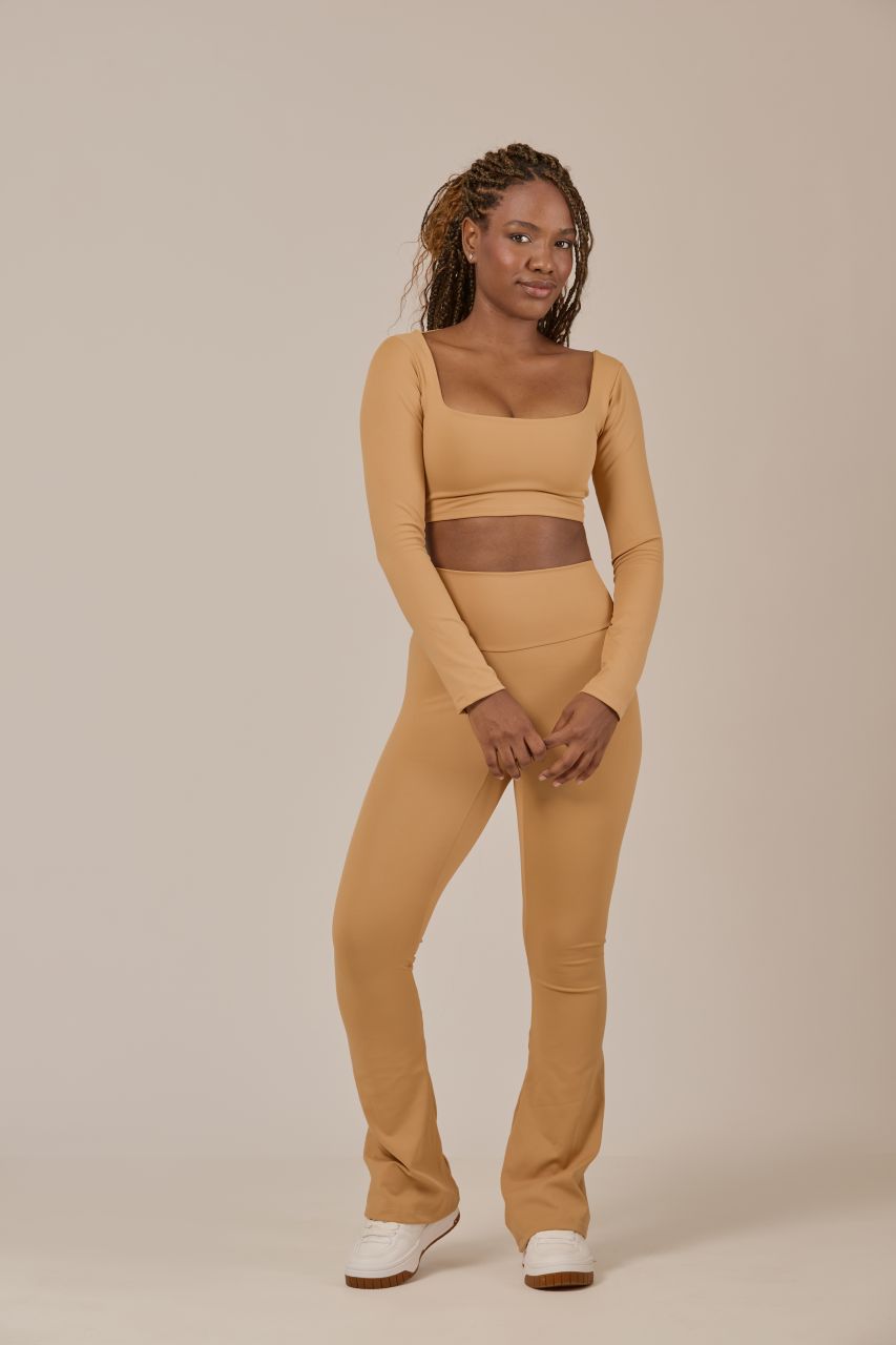 Long-sleeve Fitted Top