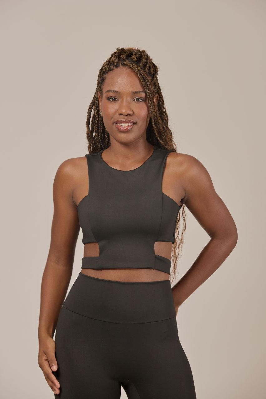 Cut-out Crop Top