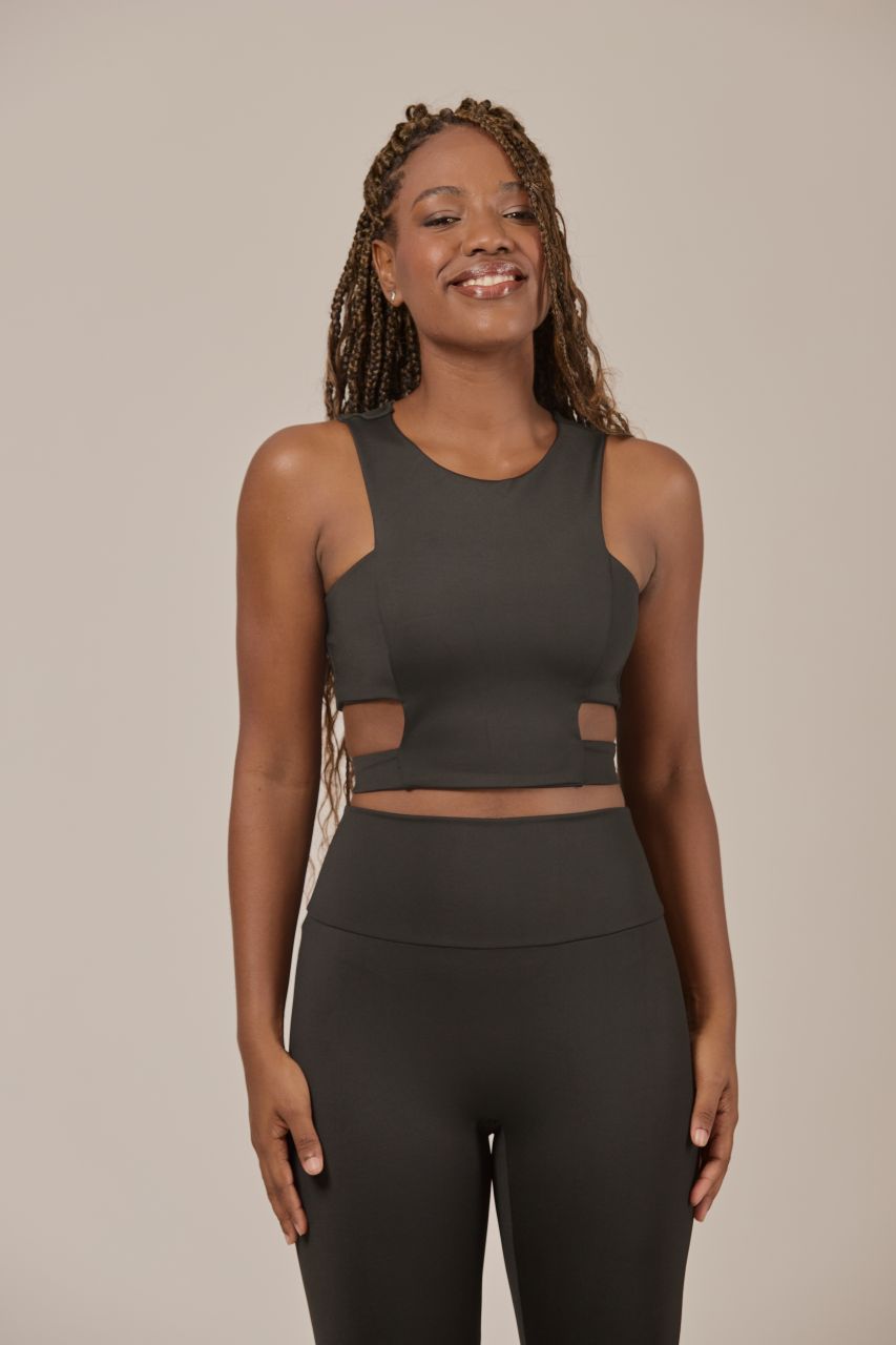 Cut-out Crop Top