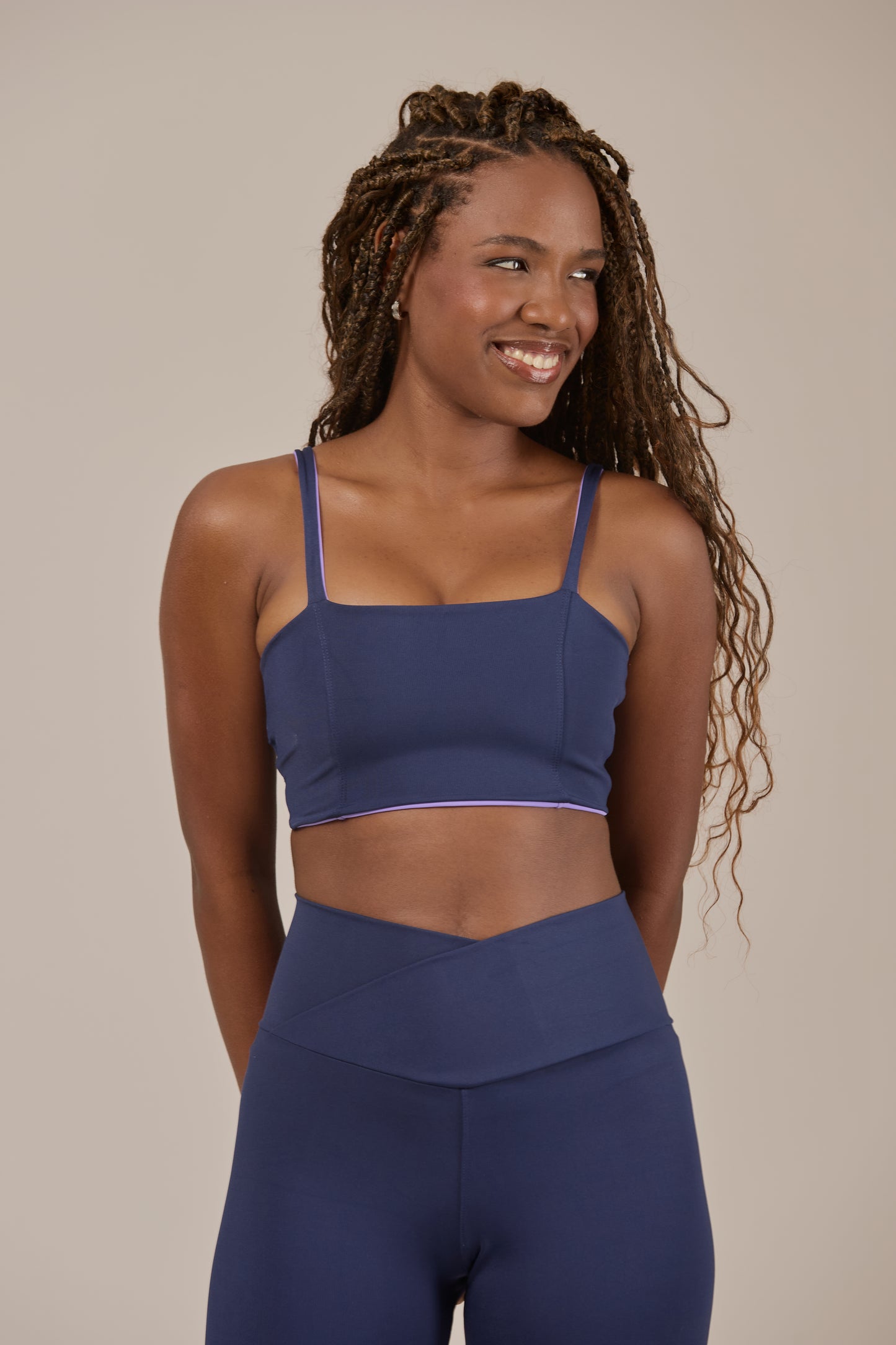 Blue and Lilac Luxe Top