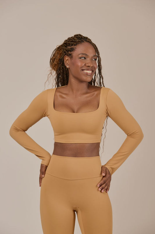 Long-sleeve Fitted Top