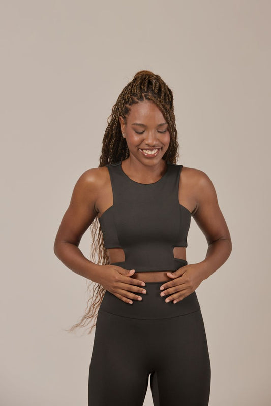 Cut-out Crop Top
